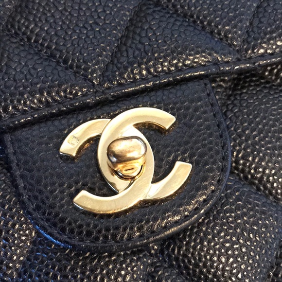Chanel caviar flap bag additional pics - Picture 6 of 9
